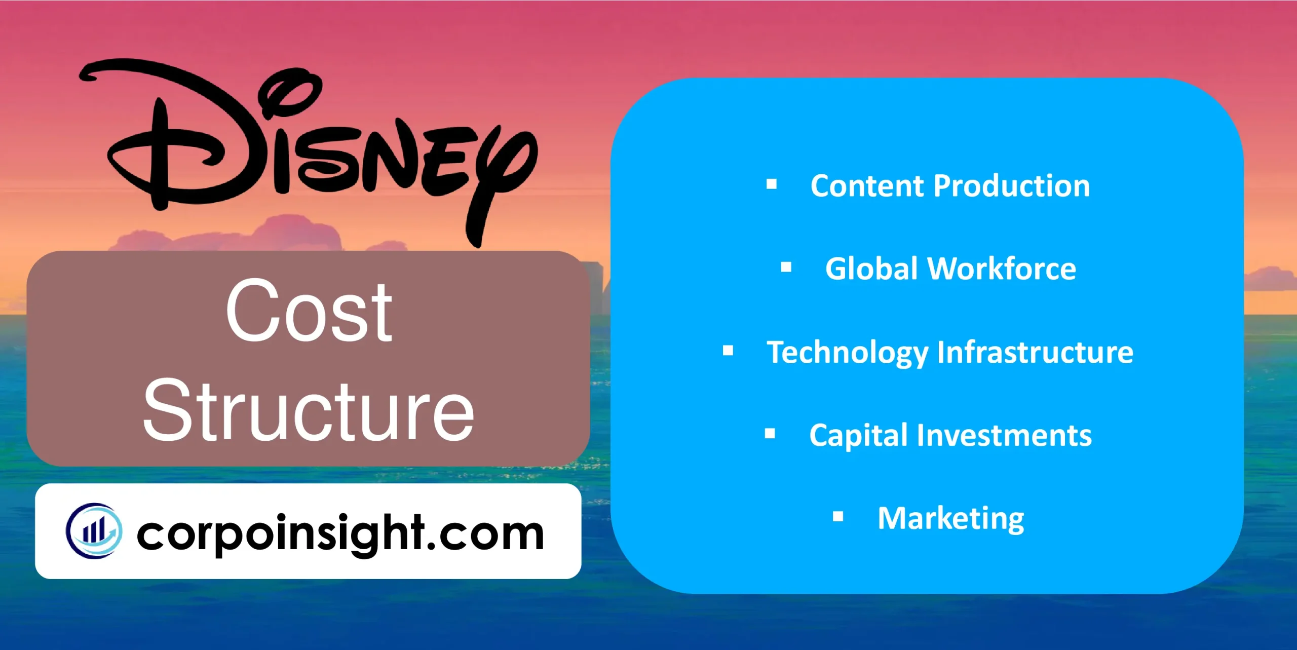 Cost Structure of Disney