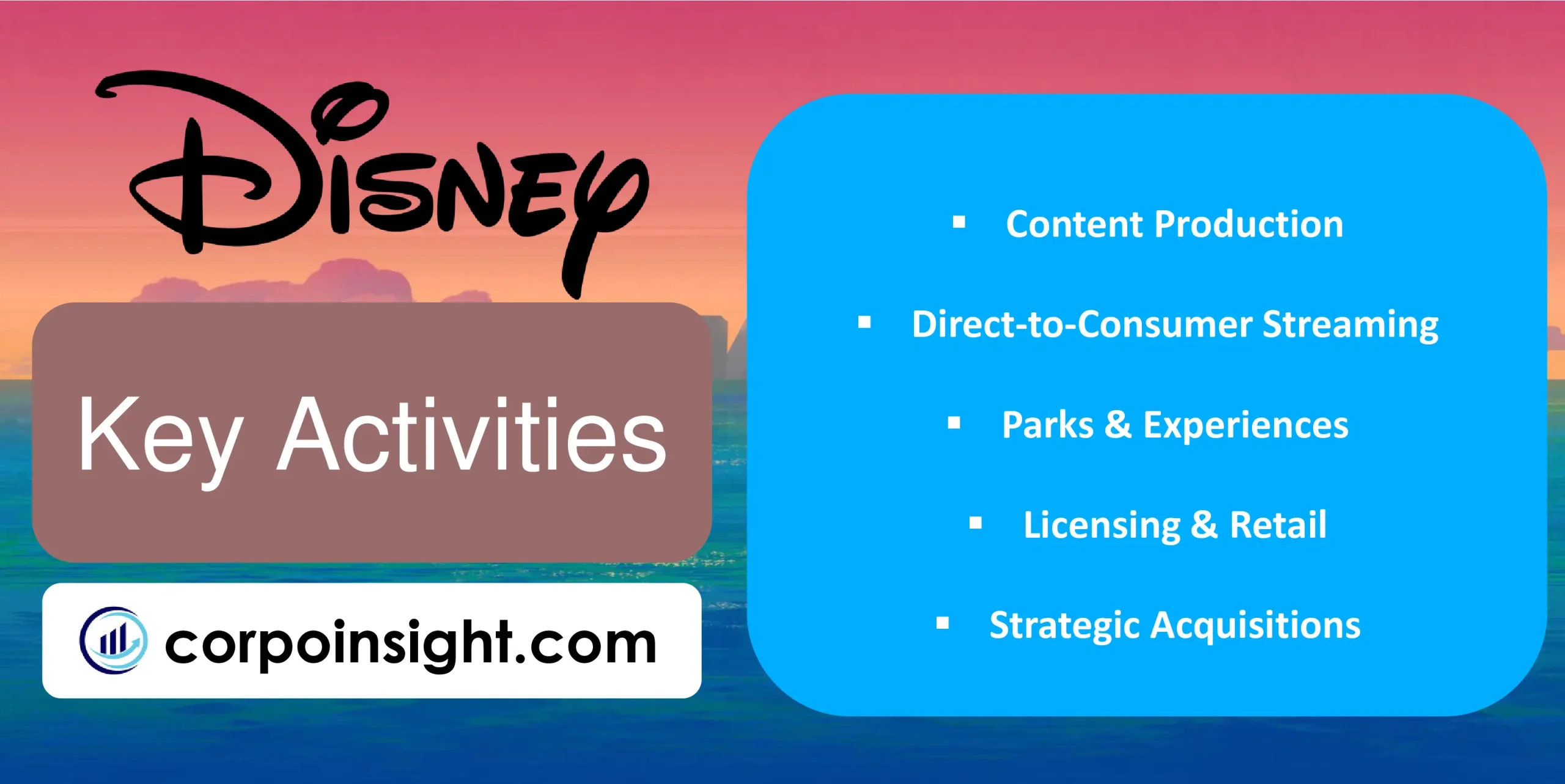 Key Activities of Disney