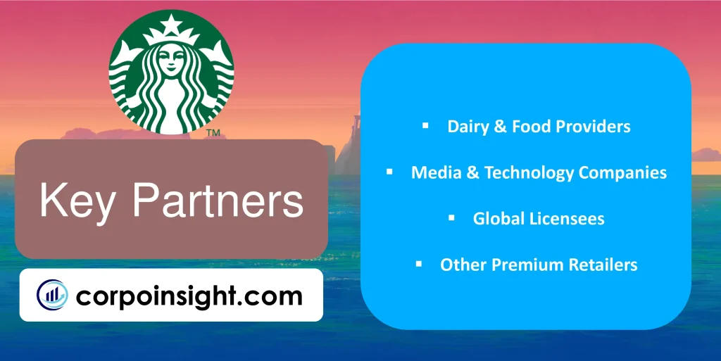 Key Partners of Starbucks