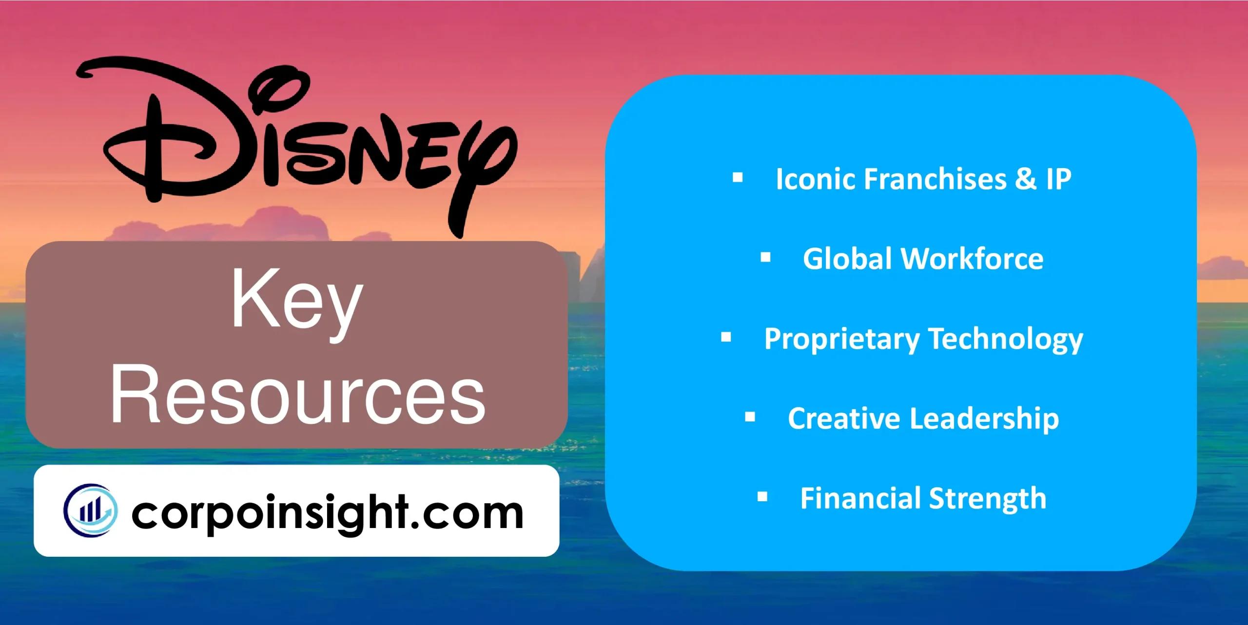 Key Resources of Disney