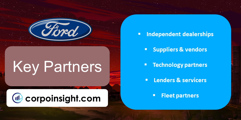 Key Partners of Ford