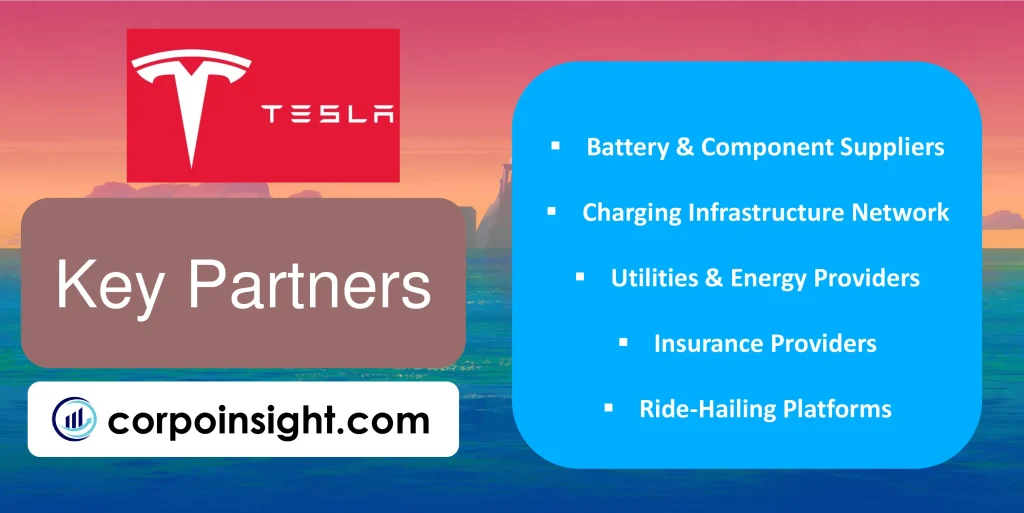 Key Partners of Tesla
