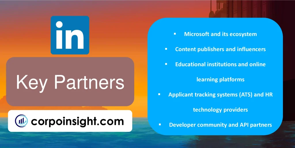 Key Partners of LinkedIn